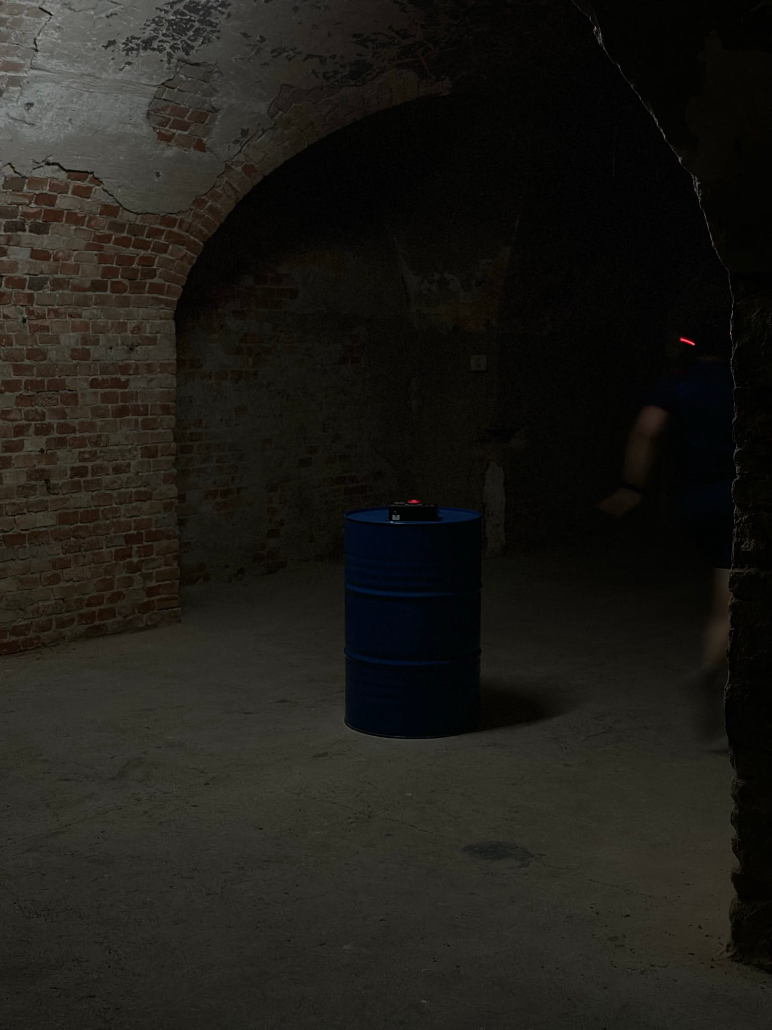 Pomieszczenie z beczką